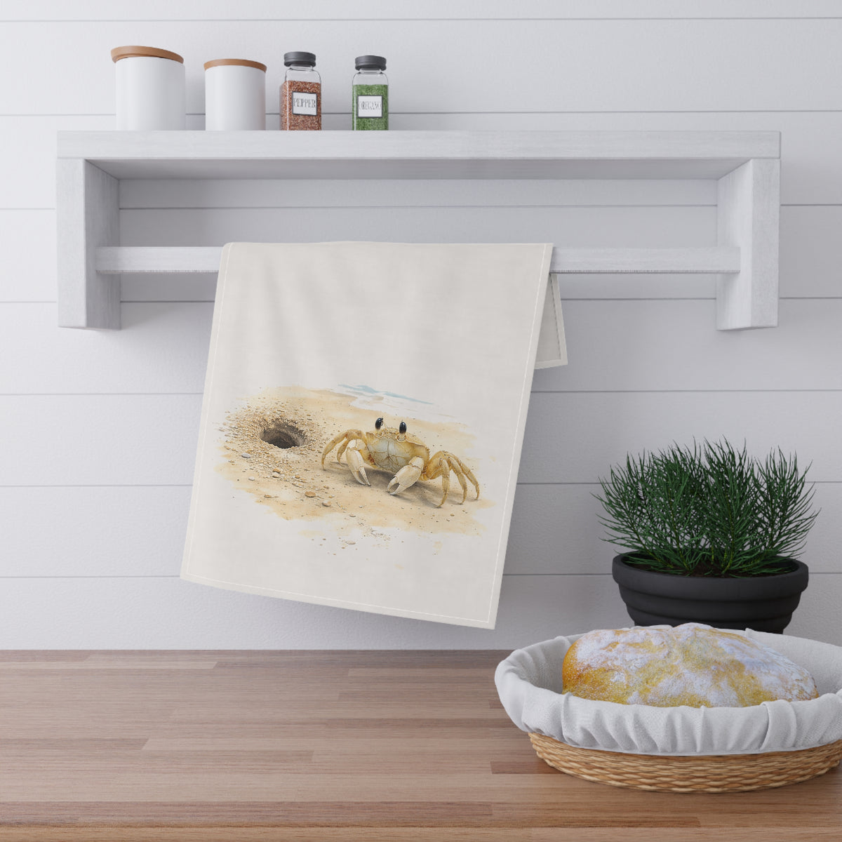 Coastal Ghost Crab Tea Towel