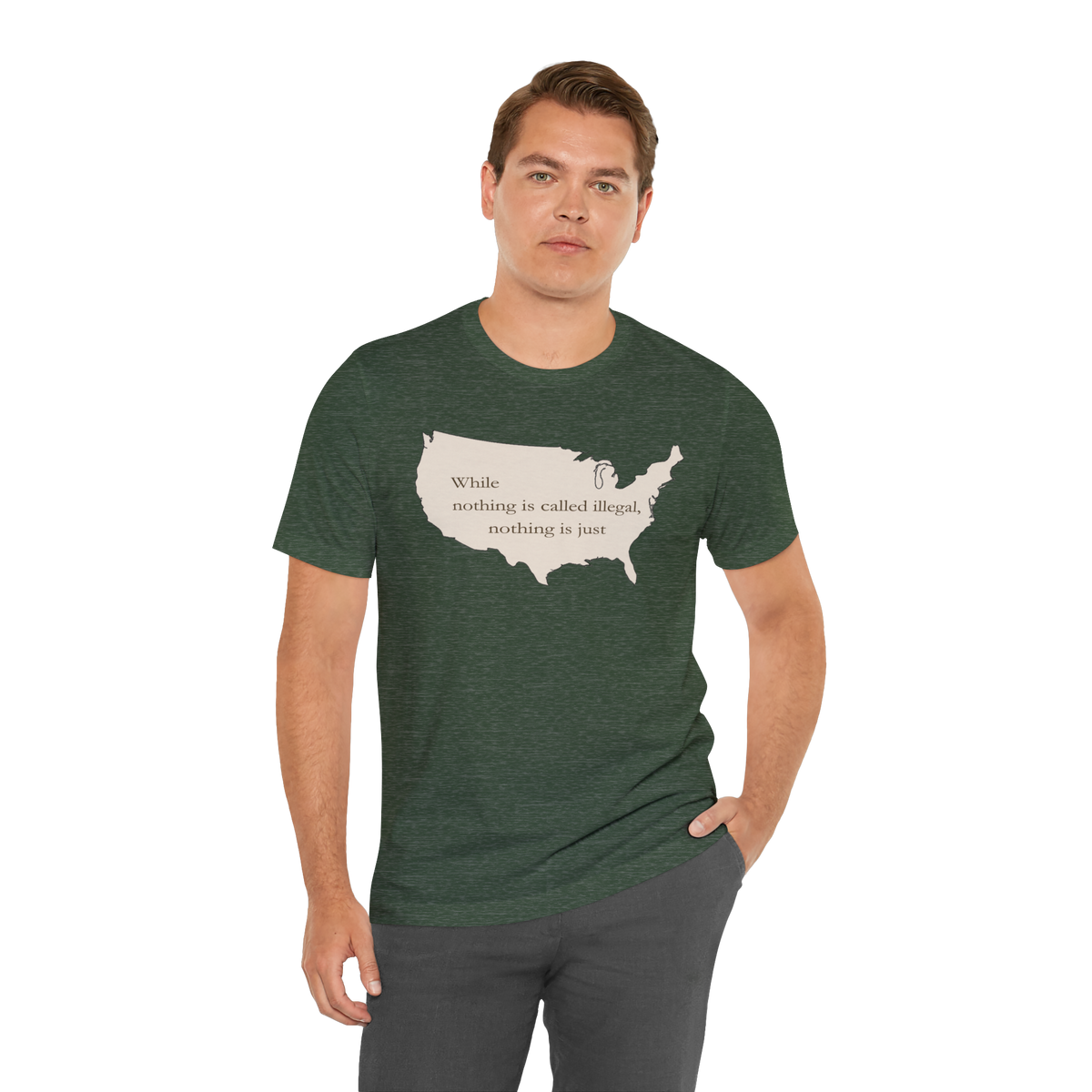 Witness: While Nothing Is Just — Unisex T-Shirt