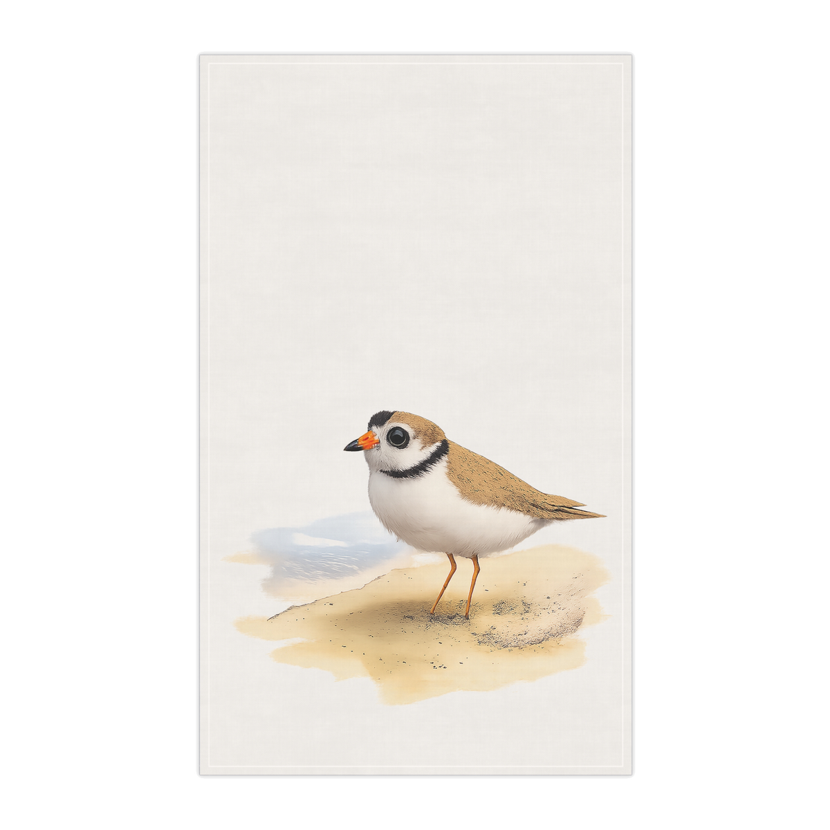 Coastal Plover Tea Towel