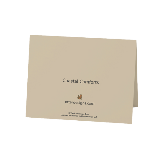 Coastal Otter Pair Greeting Cards, 10ct