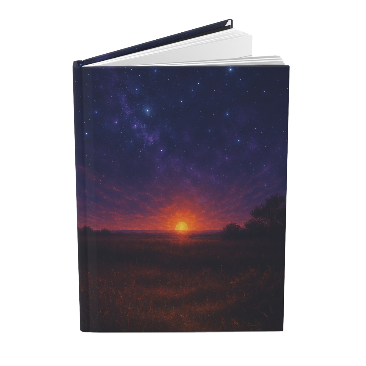 Dreamy Meadow Hardcover Journal, Ruled Line