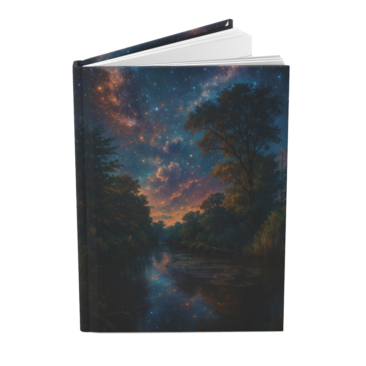 Starlit Canopy Hardcover Journal, Ruled Line