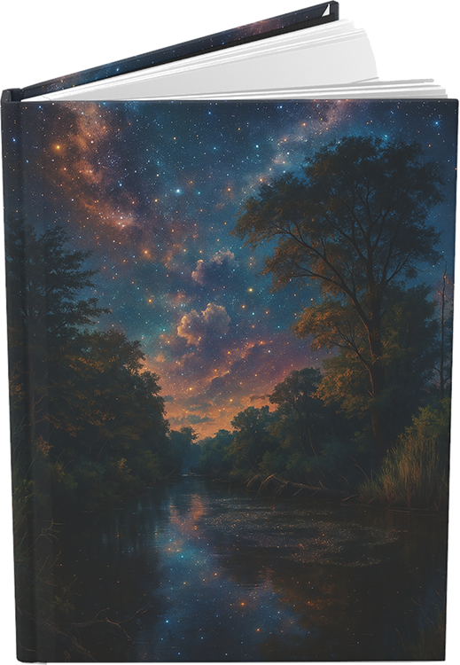 Starlit Canopy Hardcover Journal, Ruled Line