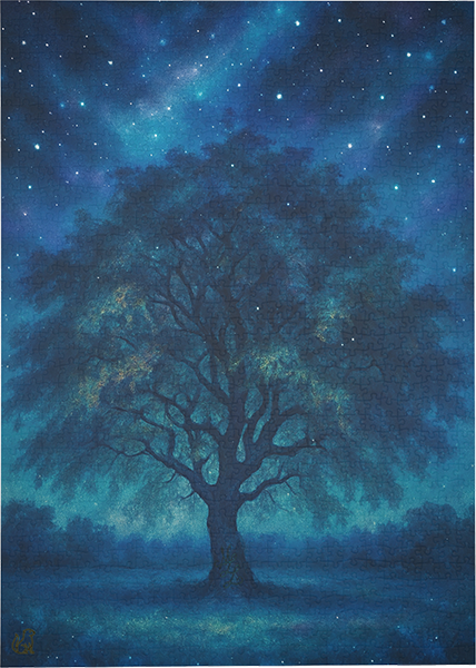 Starry Night Tree Puzzle