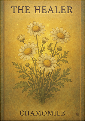 The Healer, Chamomile Tempered Glass Cutting Board