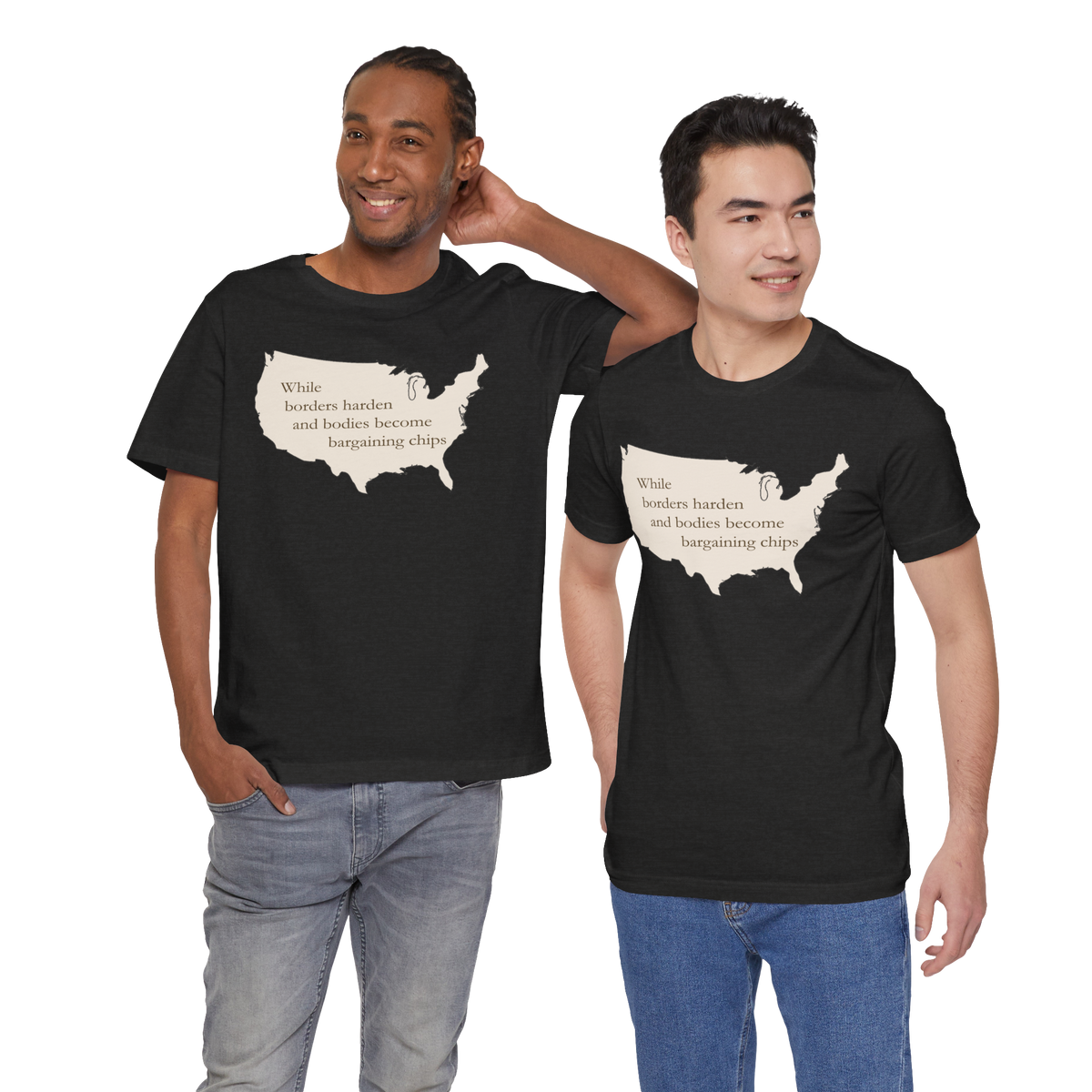 Witness: While Borders Harden — Unisex T-Shirt