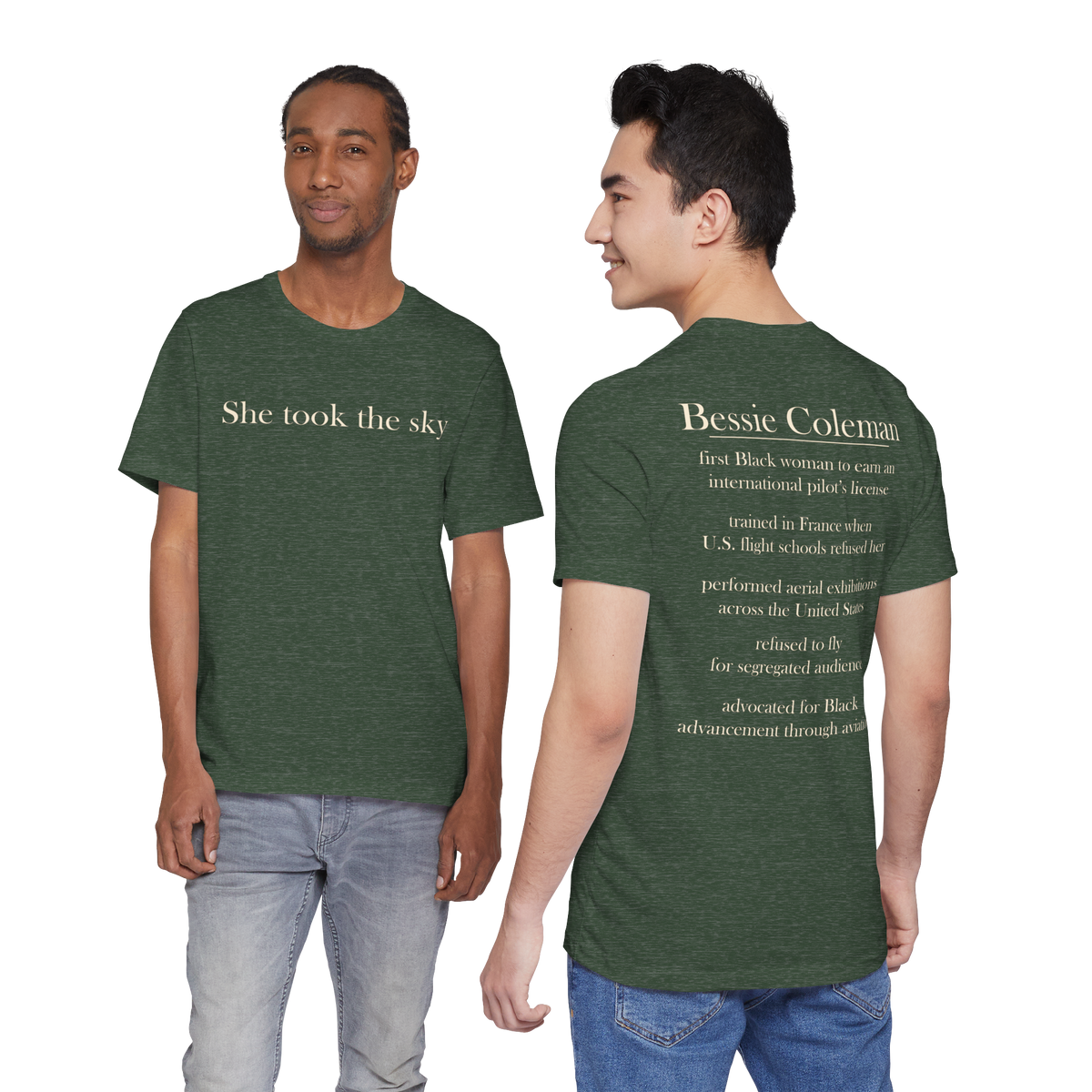 Bessie Coleman Tribute Unisex T-Shirt