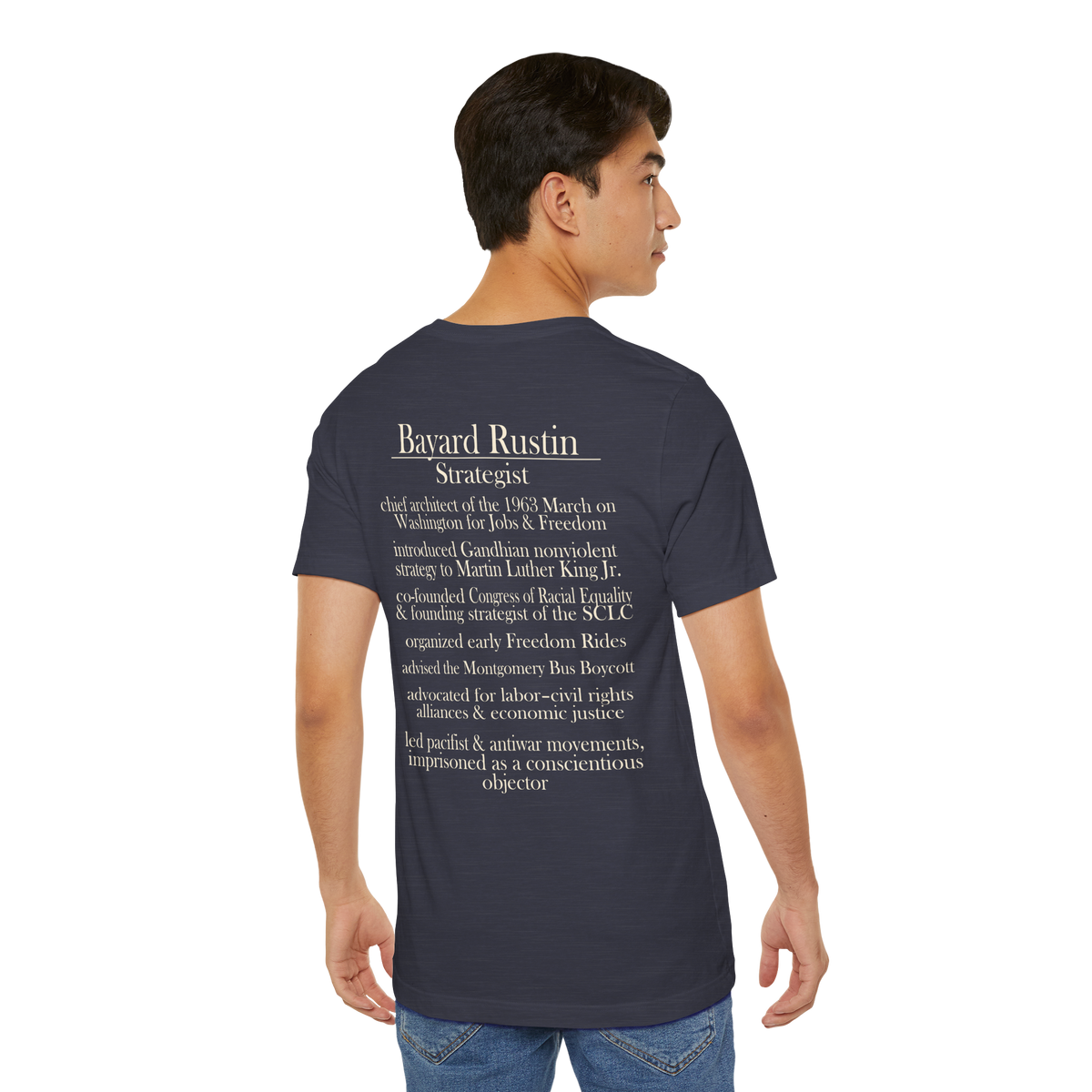 Bayard Rustin Tribute Unisex T-Shirt