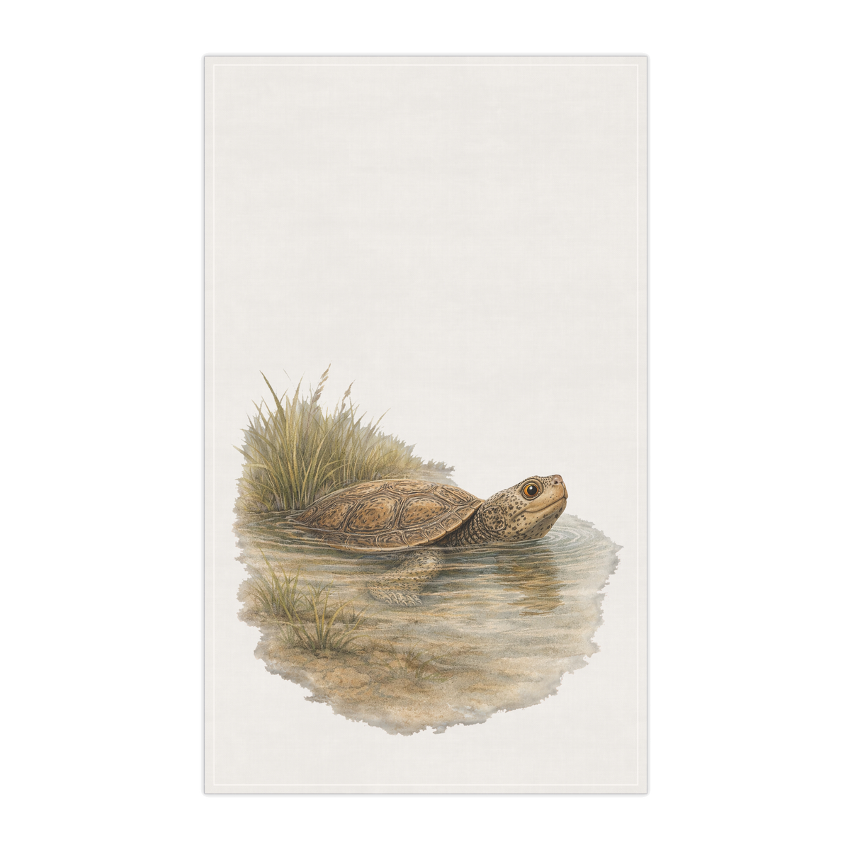 Coastal Terrapin Tea Towel
