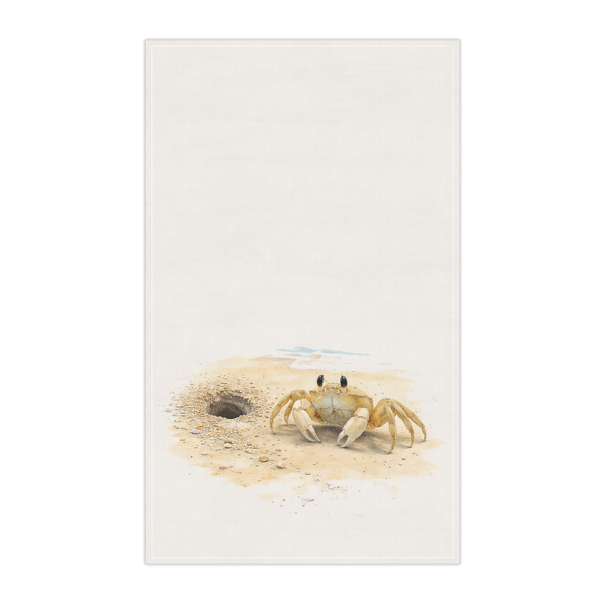 Coastal Ghost Crab Tea Towel