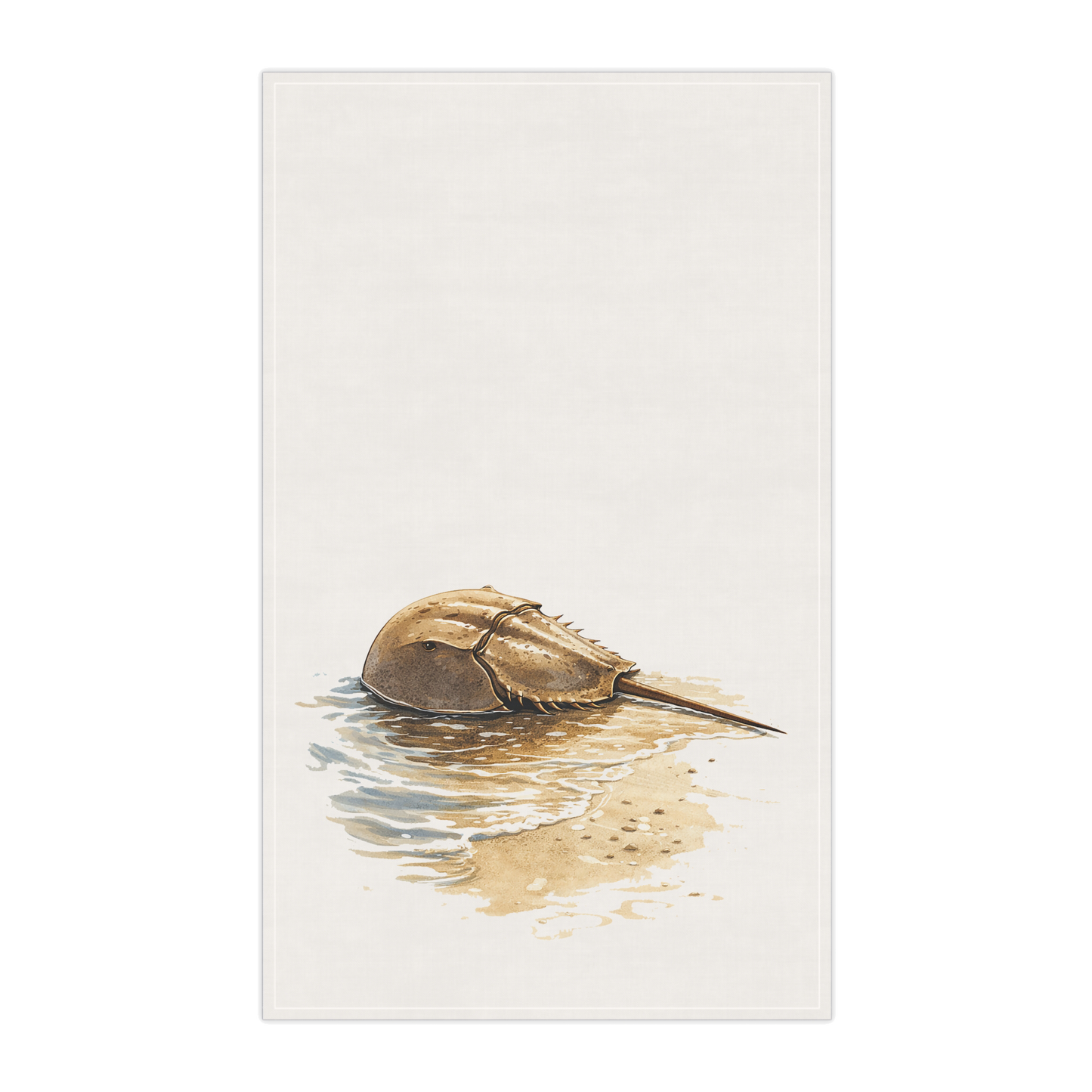 Coastal Horseshoe Crab Tea Towel