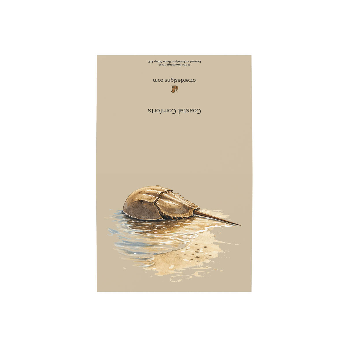 Coastal Horseshoe Crab Greeting Cards, 10ct