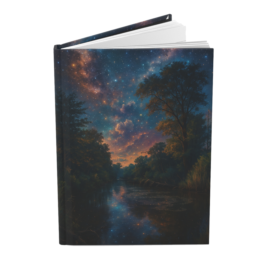 Starlit Canopy Hardcover Journal, Ruled Line