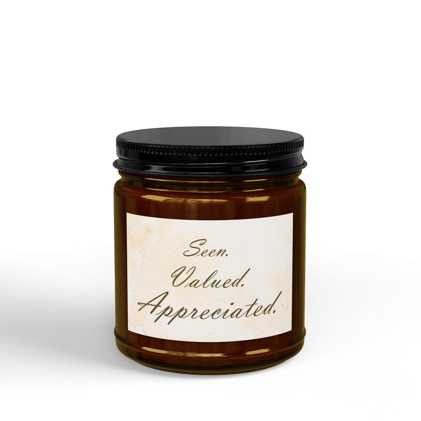 Seen. Valued. Appreciated., Soy Candle, 4oz & 9oz