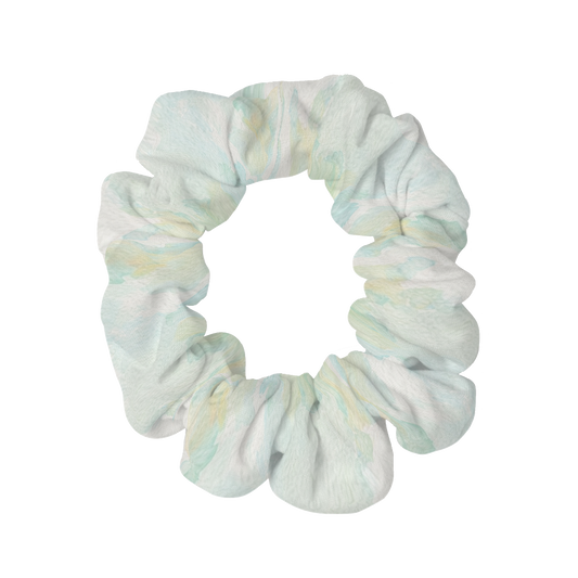 Watercolor Scrunchie, Soft Green
